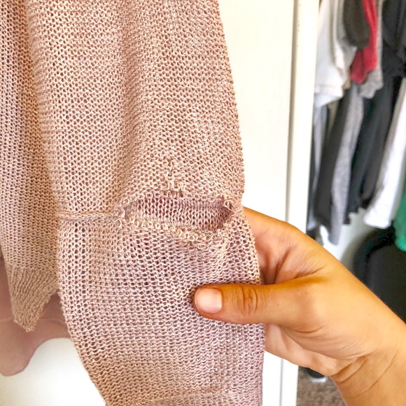 Pink Boho Sweater - Picture 2 of 2